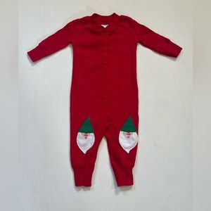 Hanna Andersson Christmas Gnome Pajamas Size 0-3 Months